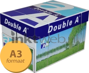 Double A Premium A3 papier 5 pakken (80 grams) wit Front box