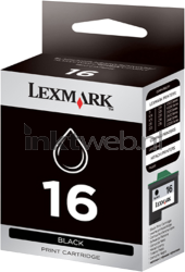 Lexmark 16 zwart Front box