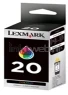 Lexmark 20 kleur voorkant doosje