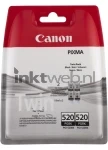 Canon PGI-520BK twinpack zwart