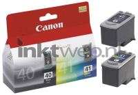 Canon PG-40/CL-41 (Opruiming 2 x 1-pack los) zwart en kleur