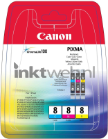 Canon CLI-8 Color pack (Oude verpakking Geopend) kleur
