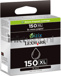 Lexmark 150XL zwart Front box