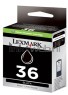 Lexmark 36 zwart voorkant doosje