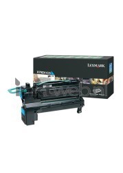 Lexmark X792 HC cyaan Combined box and product