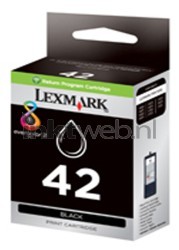 Lexmark 42 zwart Front box