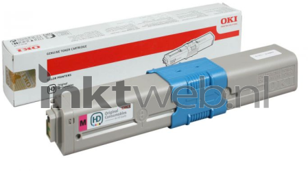 Oki C510, C530, MC561 magenta Combined box and product