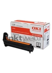 Oki C711 zwart Combined box and product