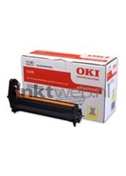 Oki C610 Drum geel Combined box and product