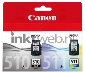 Canon PG-510/CL-511 zwart en kleur Front box