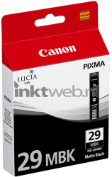 Canon PGI-29MBK mat zwart Front box