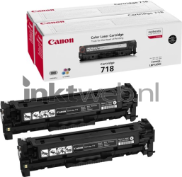 Canon 718 Duopack zwart Combined box and product