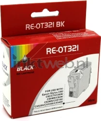 Huismerk Epson T0321 zwart Front box