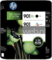 HP 901XL Multipack (MHD nov-22) zwart en kleur