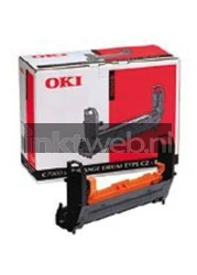 Oki 41304112 Drum zwart Combined box and product