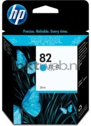 HP 82 cyaan Front box