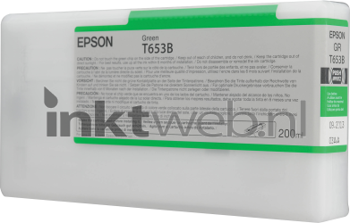 Epson T653B groen Product only