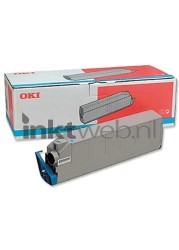Oki 41515211 Toner cyaan Combined box and product