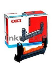 Oki 41962807 Drum cyaan Combined box and product