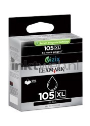 Lexmark 105XL zwart Front box
