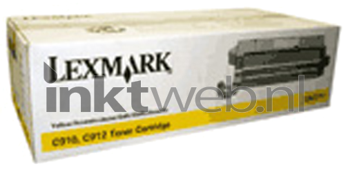 Lexmark 12N0770 geel Front box