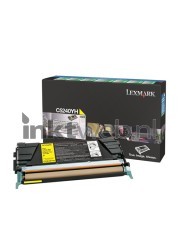 Lexmark C524 toner geel Combined box and product