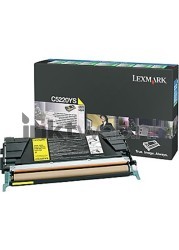 Lexmark C522/C524 toner geel Combined box and product