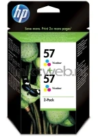 HP 57 Duopack (Opruiming 2 x 1-pack los) kleur