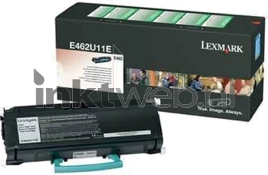 Lexmark E462 zwart Combined box and product