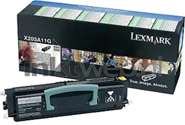 Lexmark X203A11G zwart Combined box and product