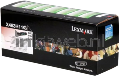 Lexmark X463H11G zwart