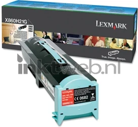 Lexmark X860H21G zwart Combined box and product