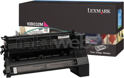 Lexmark C750 magenta Combined box and product