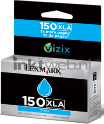 Lexmark 150XLA cyaan Front box