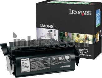 Lexmark 12A5840 zwart Combined box and product