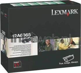 Lexmark 12A6865 zwart Front box