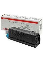 Oki 42127408 Toner zwart Combined box and product