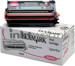Lexmark 10E0041 magenta Combined box and product