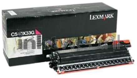 Lexmark C540X33G magenta Combined box and product
