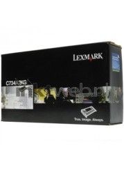 Lexmark C734, X734 zwart Front box