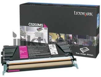 Lexmark C520 magenta Combined box and product