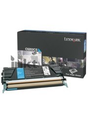 Lexmark C520 cyaan Combined box and product