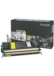 Lexmark C530 toner geel Combined box and product