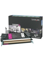 Lexmark C530 toner magenta Combined box and product