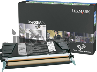 Lexmark C530 toner zwart Combined box and product