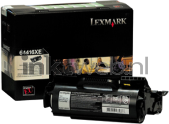 Lexmark 64416XE zwart Combined box and product