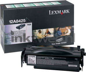 Lexmark 12A8425 zwart Combined box and product
