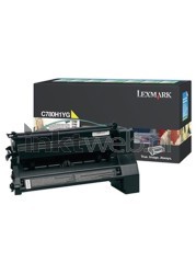 Lexmark C782, X782e geel Combined box and product
