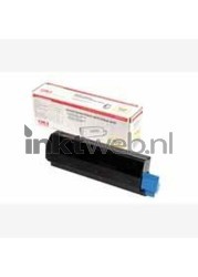 Oki 42804545 Toner geel Combined box and product
