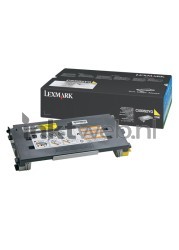 Lexmark C500 geel Combined box and product